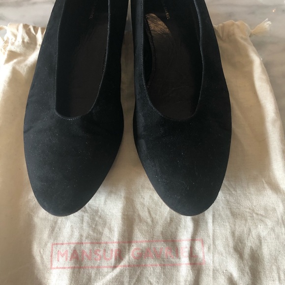 🛍 Mansur Gavriel Suede Ballet Flats - Picture 9 of 9